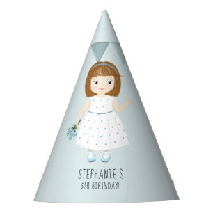 Little Wildflower Birthday Party Hat