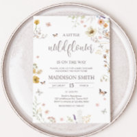 Little Wildflower Botanical Spring Baby Shower