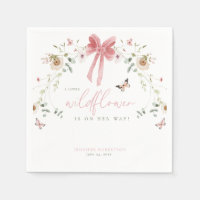 Little Wildflower Butterfly Girl Baby Shower
