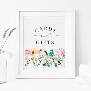 Little Wildflower Cards & Gifts Sign