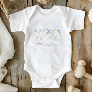 Little wildflower Floral Baby Bodysuit