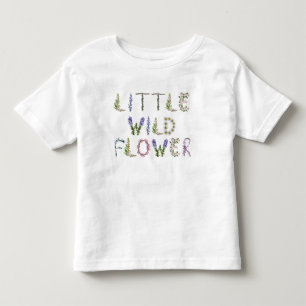 Little Wildflower floral garden  Toddler T-Shirt