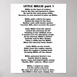 LITTLE WILLIE POEM part 1 Poster