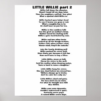 LITTLE WILLIE POEM part 2 Poster
