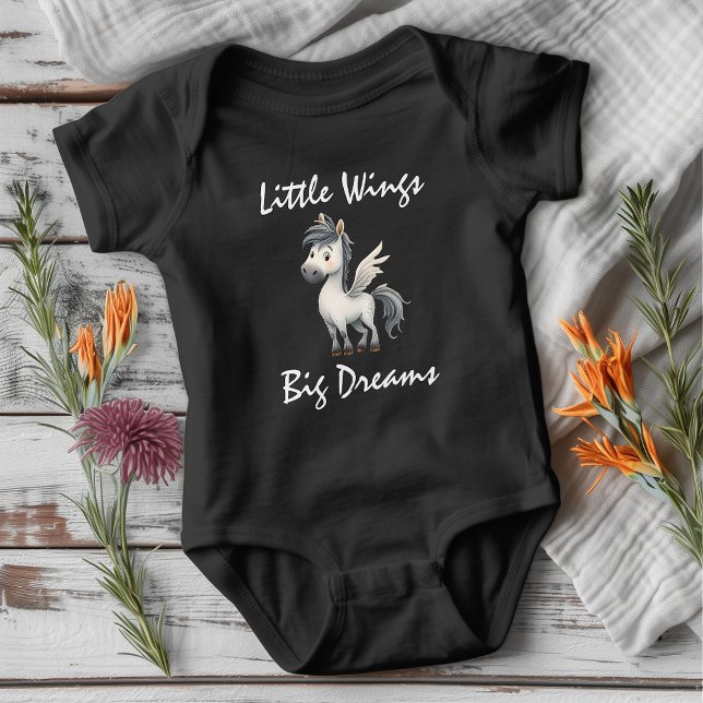 Little Wings, Big Dreams Pegasus Baby Bodysuit (Creator Uploaded)