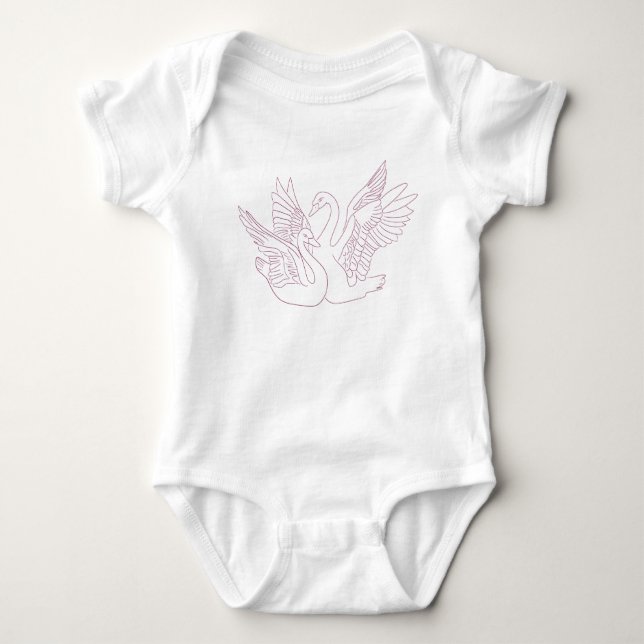 Little Wings of Love Baby Bodysuit (Front)