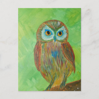 Little Wise Owl Postcard