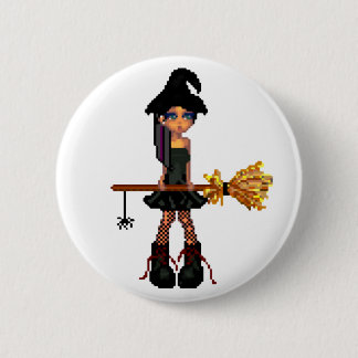 Little Witch 6 Cm Round Badge