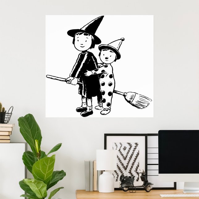 Little Witch And Clown Poster (Creator Uploaded)