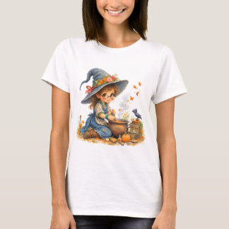 Little Witch at the Cauldron T-Shirt