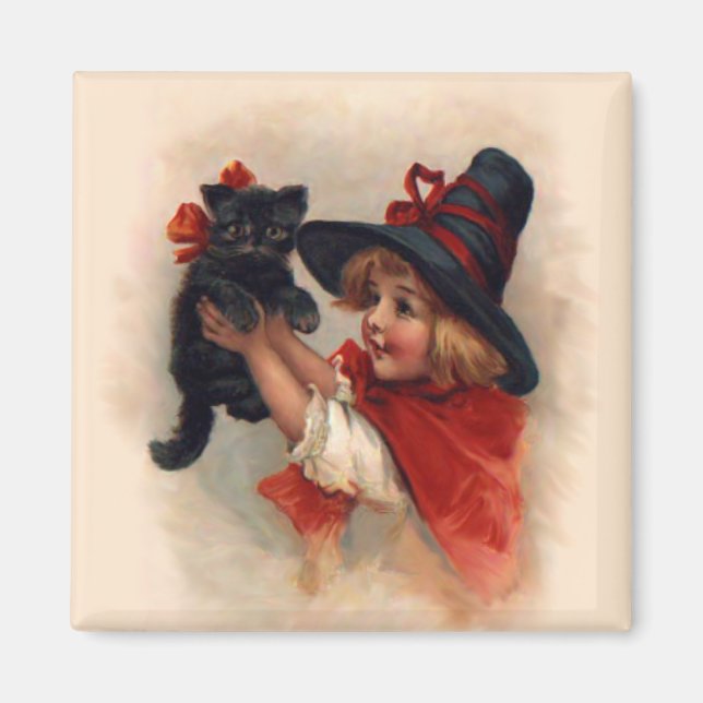 Little Witch Girl Magnet (Front)