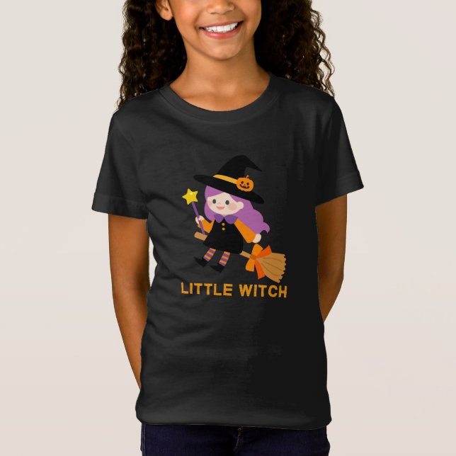 Little witch halloween T-Shirt (Front)