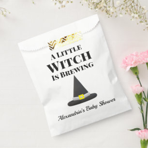 Little Witch is Brewing Halloween Pregnancy Favour Bags