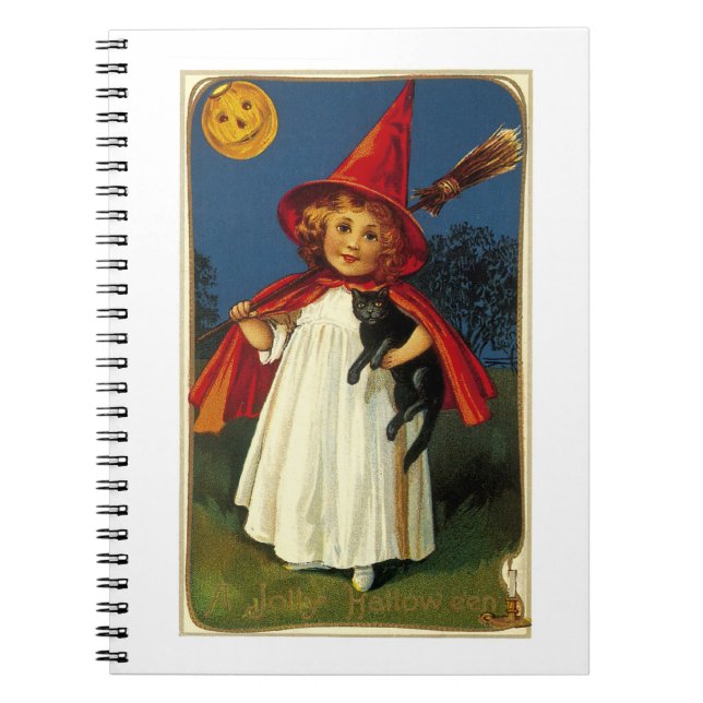 Little Witch Spiral Notebook (Front)