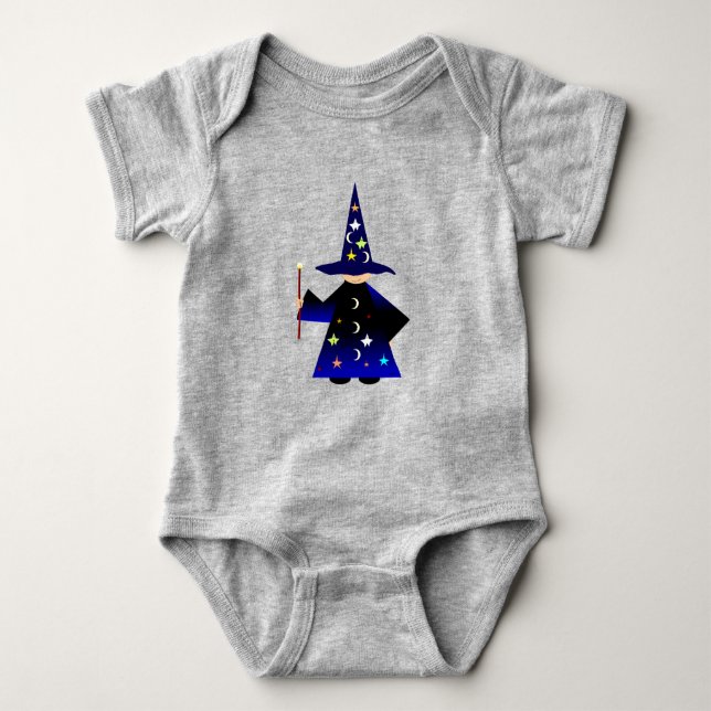 Little Wizard Baby Bodysuit (Front)