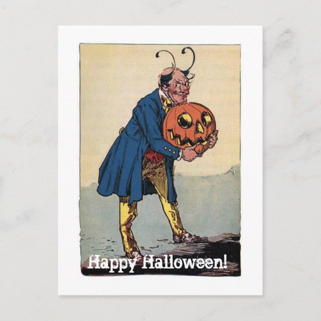 Little Wizard Stories of Oz Halloween Postcard (Front)