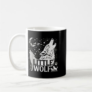Little Wolf Gifts Matching Family Tribe Wolves Coffee Mug