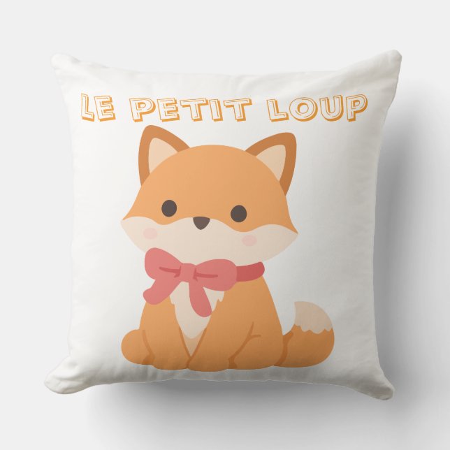 Little Wolf Mug Cushion (Front)