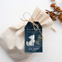 Little wolf themed baby shower favour gift