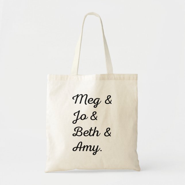 Little Women Characters II Tote Bag (Front)