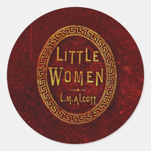 Little Women | Classic Round Sticker (Front)