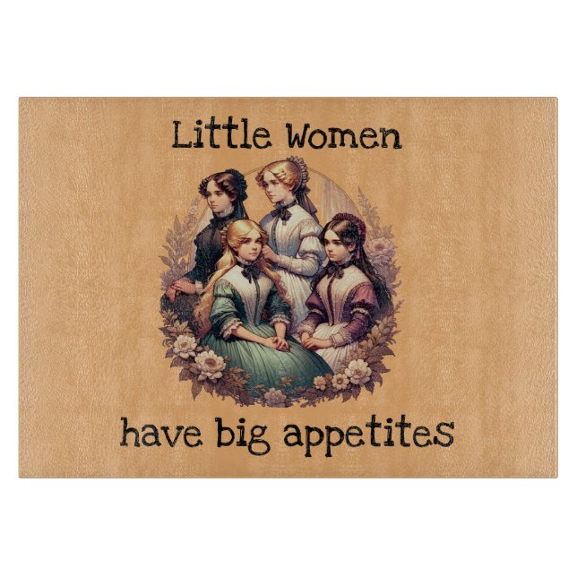Little Women - Literary themed Cutting Board (Front)