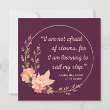 Little Women Quote I - Cute Style