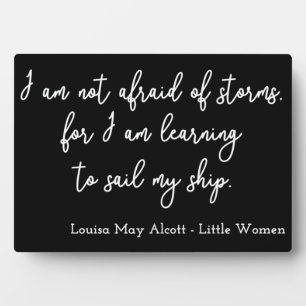 Little Women Quote I - Handwriting Style Plaque
