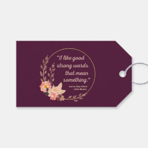 Little Women Quote IV - Cute Style Gift Tags