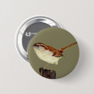 Little Wren 6 Cm Round Badge