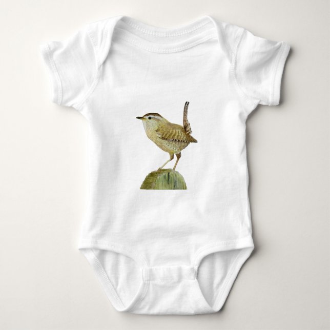 Little Wren Baby Bodysuit (Front)