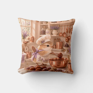 Little Wren Chocolatier Copper Cottage Kitchen Cushion