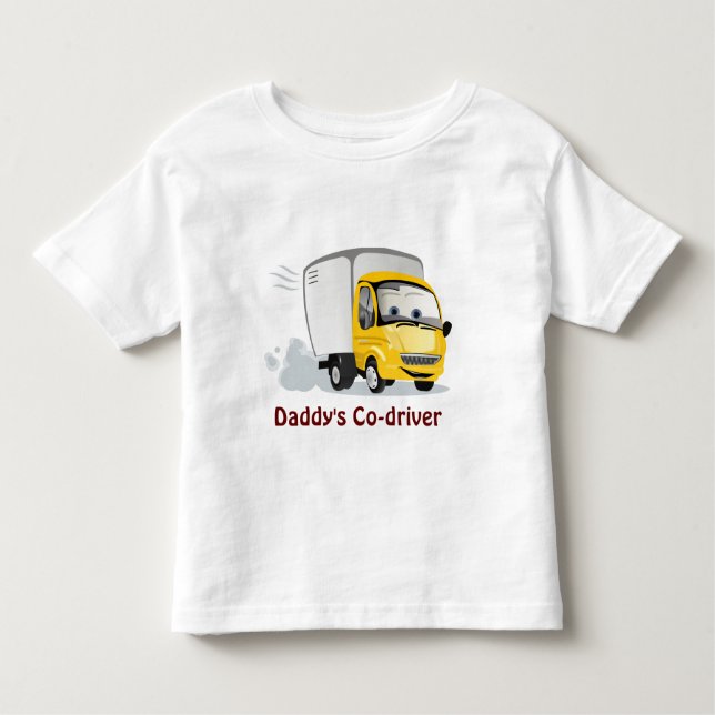 Little Yellow Cartoon Truck for Kids! Toddler T-Shirt (Front)