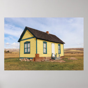 Little Yellow Cottage  Poster
