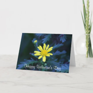 little yellow valentines holiday card