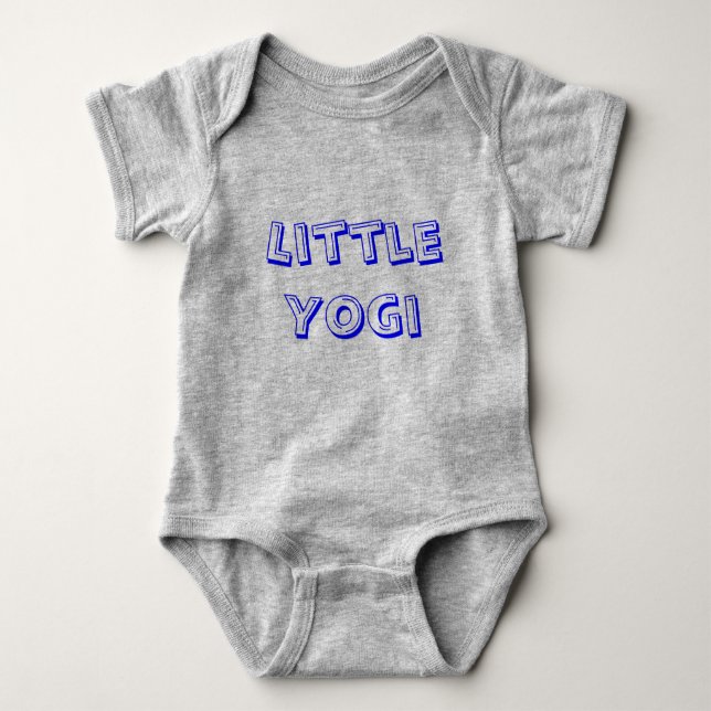 Little Yogi - Baby Yoga Clothes Bodysuit (Front)