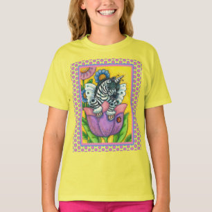 LITTLE ZEBO WHIMSYNICKER, ZEBRA UNICORN Fantasy T- T-Shirt