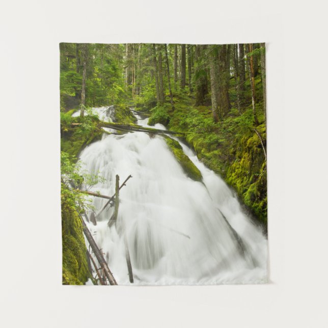 Little Zig Zag Falls | Mount Hood National Forest Tapestry (Front)