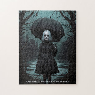 Little Zombie Girl Jigsaw Puzzle