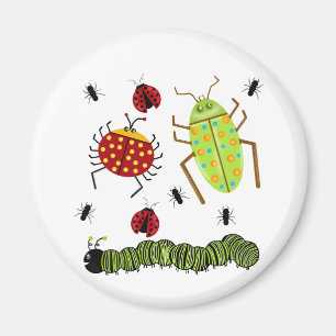 Littlebeane Bugs Insects Ladybug Ant Caterpillar Magnet