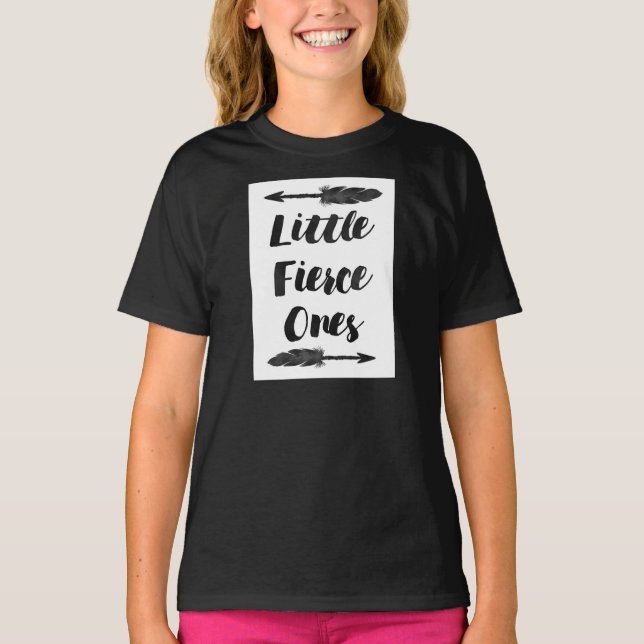 #LittleFierceOnes Kid's Baseball Tee (Front)