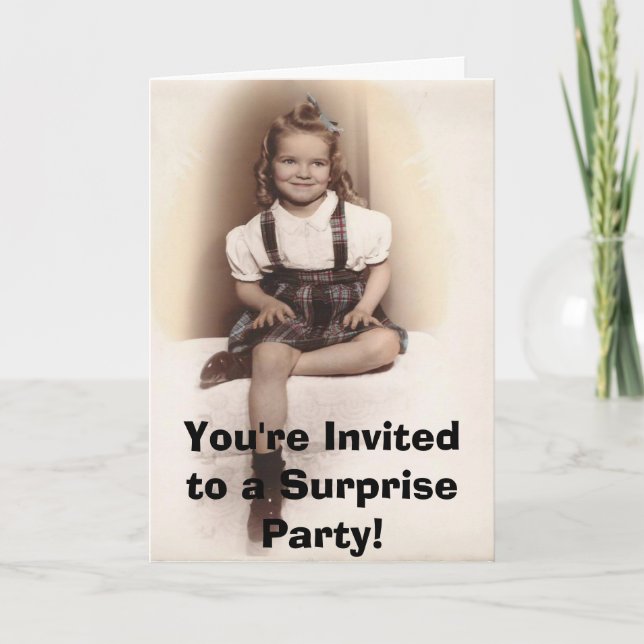 littlejane, You're Invited to a Surprise Party! Invitation (Front)