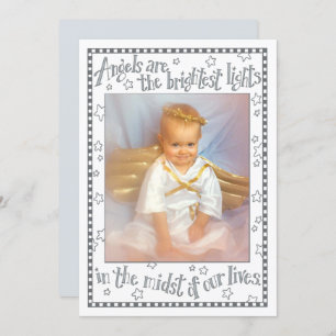 Littlest Angel   Sketched Quote Holiday Card