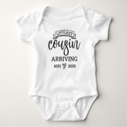 Littlest Cousin Arriving Baby Bodysuit