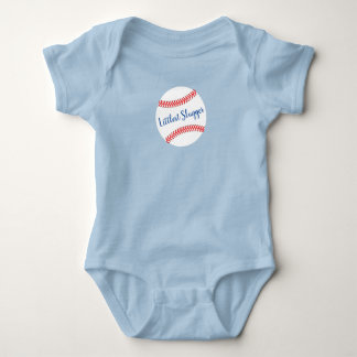 Littlest Slugger Baseball Baby Bodysuit