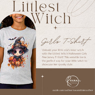 Littlest Witch Halloween Girls Fine Jersey T-Shirt