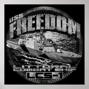 Littoral combat ship Freedom Poster