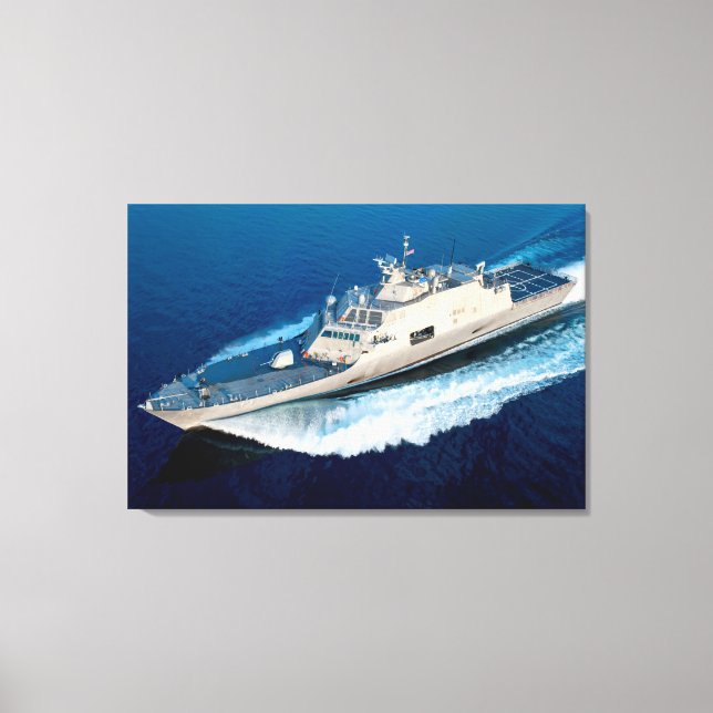 LITTORAL COMBAT SHIP – LCS-13 24x36 Canvas Print (Front)