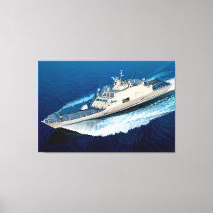 LITTORAL COMBAT SHIP – LCS-13 32x48 Canvas Print