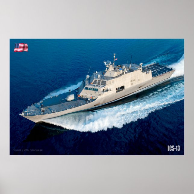 LITTORAL COMBAT SHIP – LCS-13 POSTER (Front)